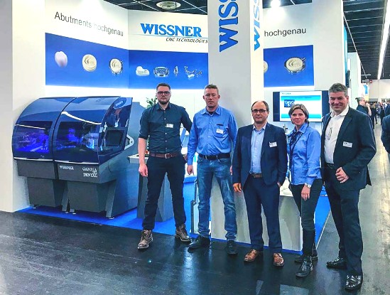 Wissner CNC Technologie, Messestand auf der IDS 2019 wissner cnc technologie